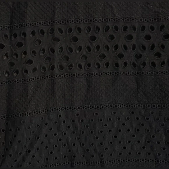 Alice + Olivia Black Wide-Leg Lace Pants - Picture 5 of 5